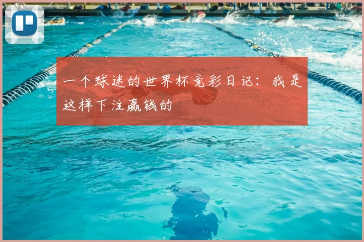 一个球迷的世界杯竞彩日记:我是这样下注赢钱的